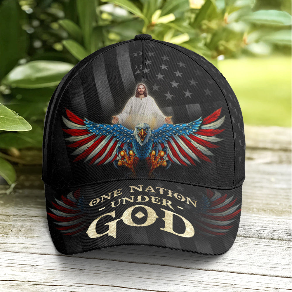 One Nation Under God America Eagle Baseball Cap Coolspod