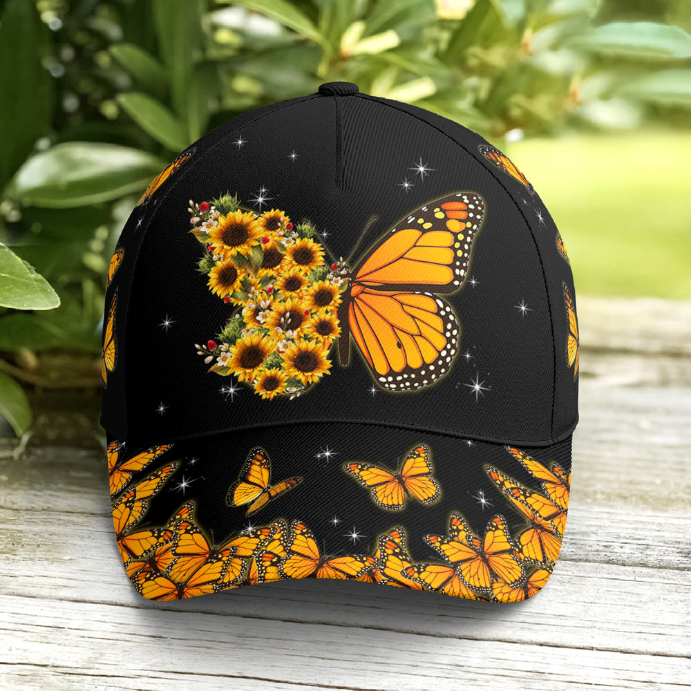 Baseball Cap For Butterflies Lovers Monarch Butterfly Design Coolspod