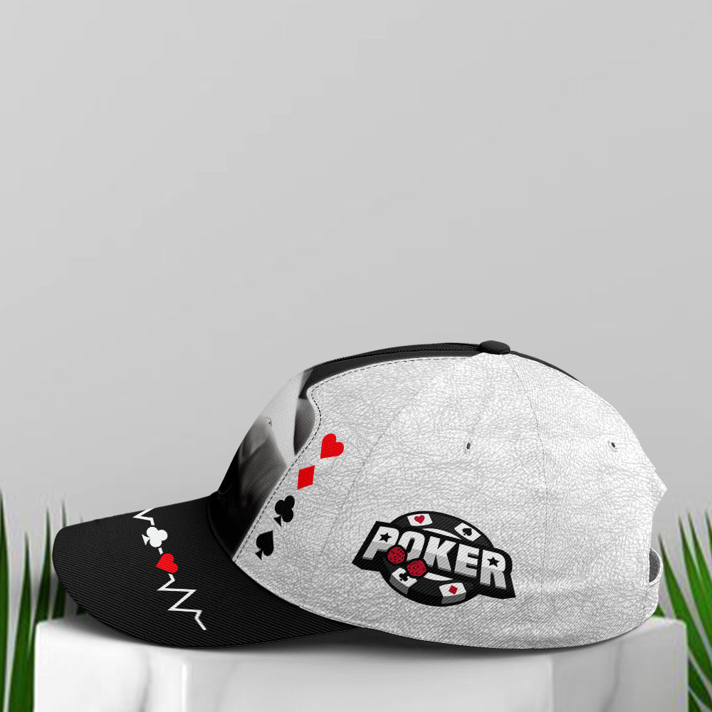 Poker The Aces Classic Leather Baseball Cap Coolspod