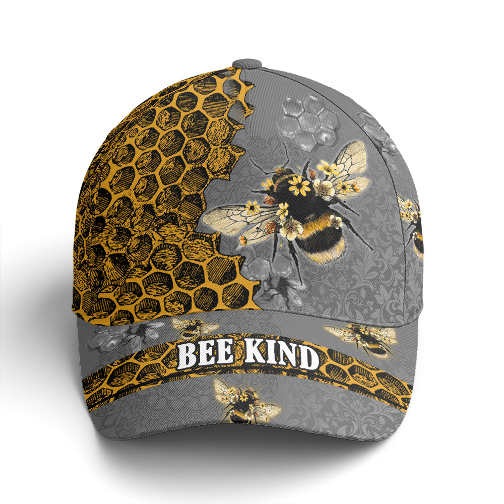 Bee Kind Vintage Baseball Cap Coolspod