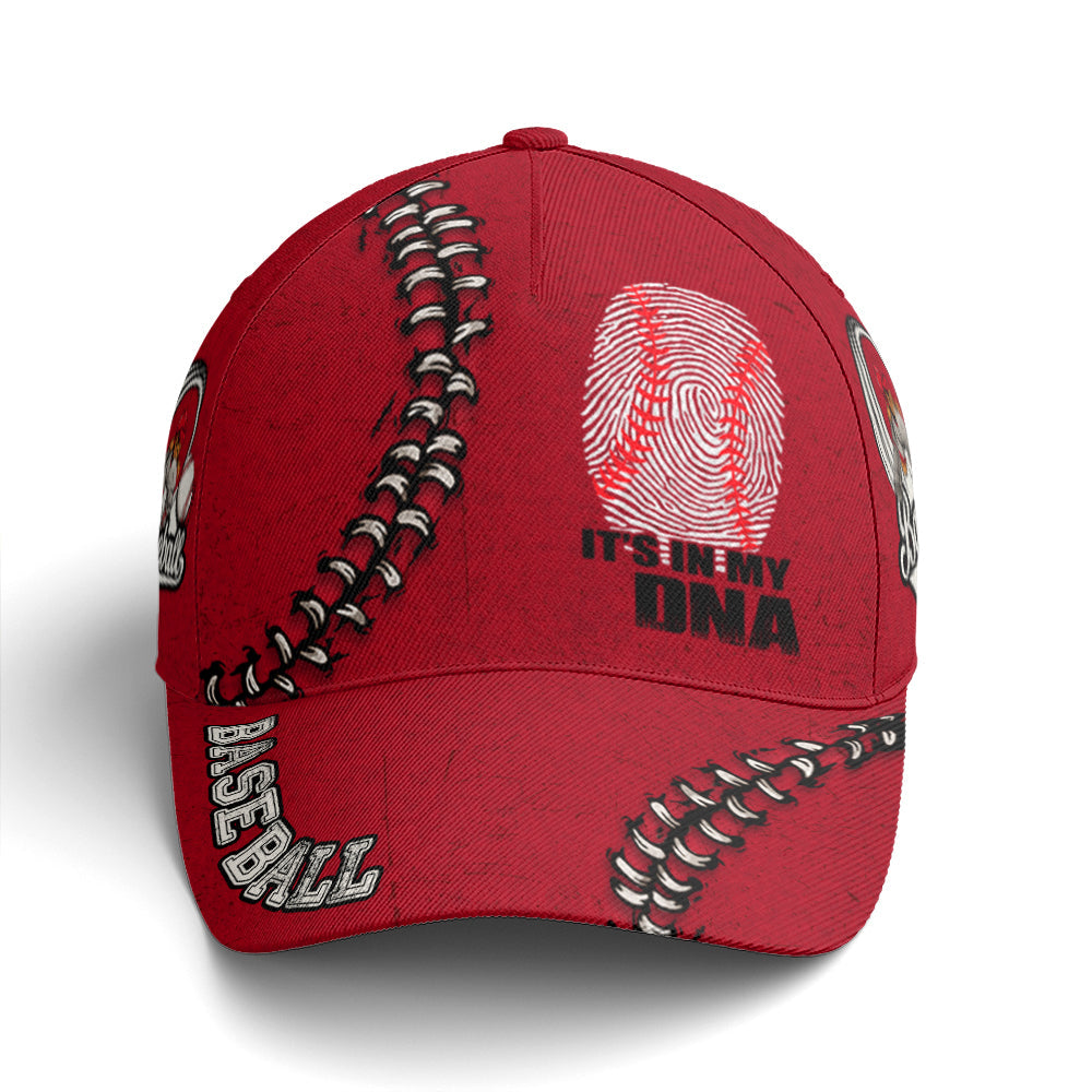Red Cap It Is In My DNA For Baseball Lovers Coolspod