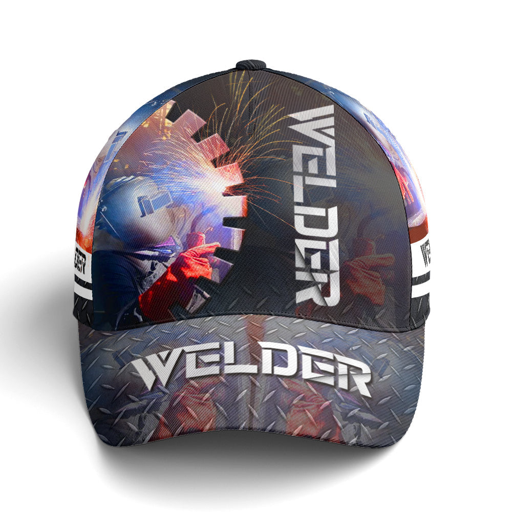 Cool Baseball Cap For Welder Metallic Style Coolspod