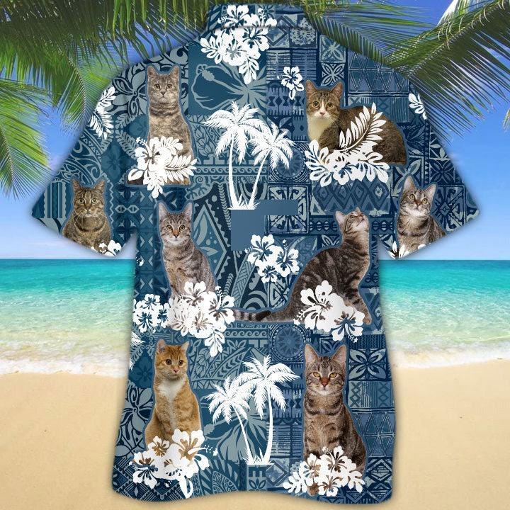 European Shorthair Hawaiian Shirt For Man And Woman/ Birthday Gift To Cat Lover/ Cat Hawaiian Shirts