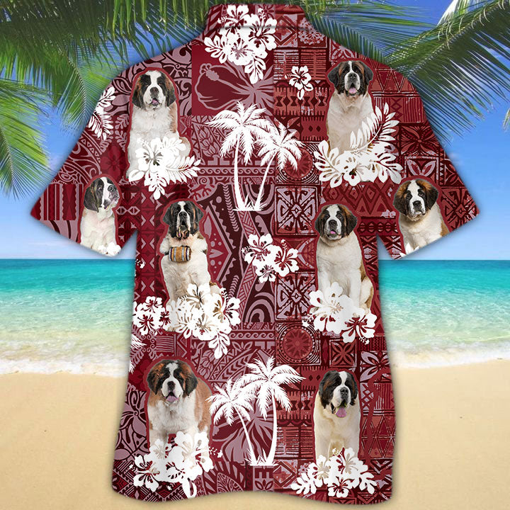Bernard Hawaiian Shirt/ Dog Hawaii Shirt