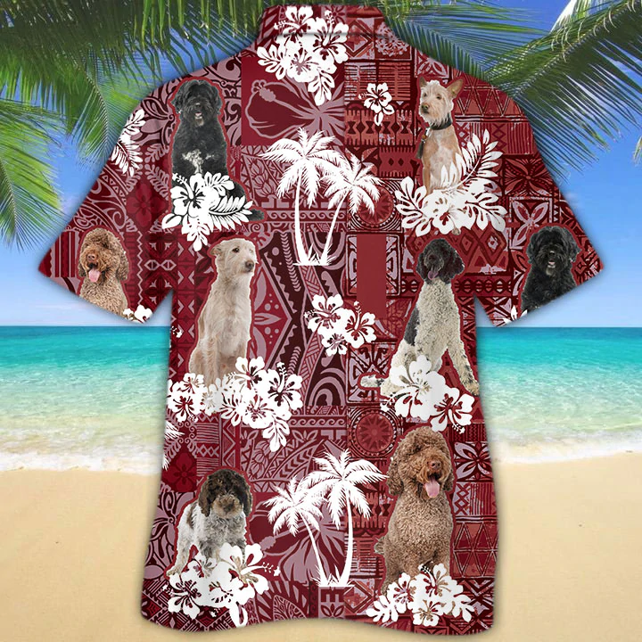 Portuguese Red Hawaiian Shirt/ Gift for Dog Lover Shirts/ Men