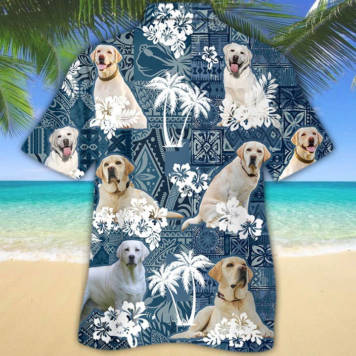 English Labrador Hawaiian Shirt/ Bulldog Hawaiian Shirt/ Dalmatian Hawaiian Shirt Chiweenie Hawaiian Shirt