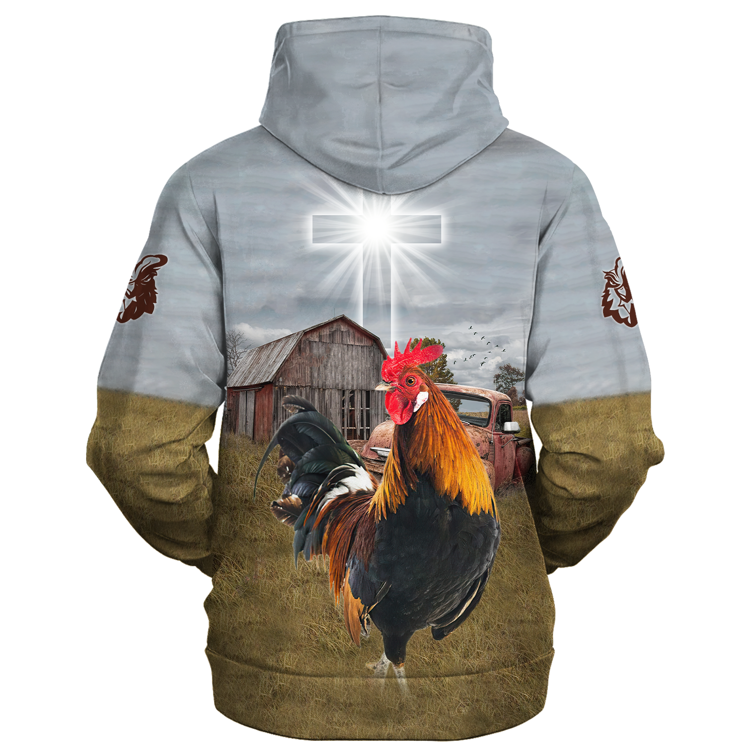 Rooster Hoodie For Son/ Rooster Hoodie/ Chicken Hoodie For Daughter