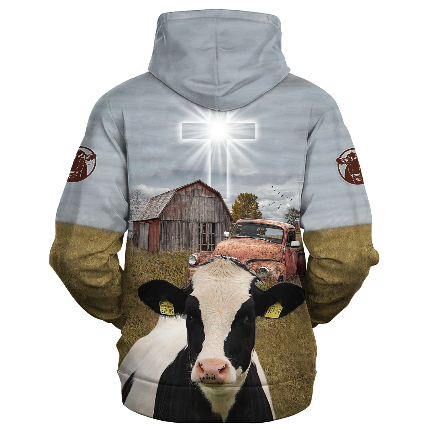 Holstein Hoodie 3D All Over Print Gift For Farm Mom