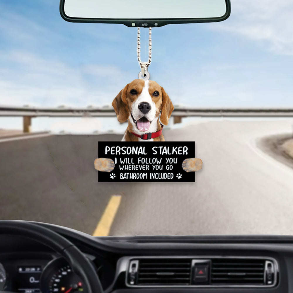 Beagle Personal Stalker Ornament Funny Dog Ornaments