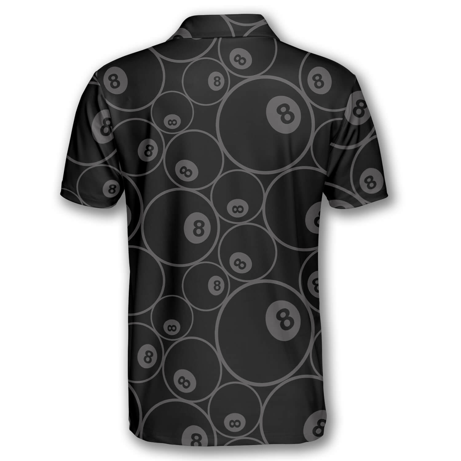 Billiards Pool Snooker Heartbeat Pattern Billiard Shirts for Men Billiard Polo Shirt