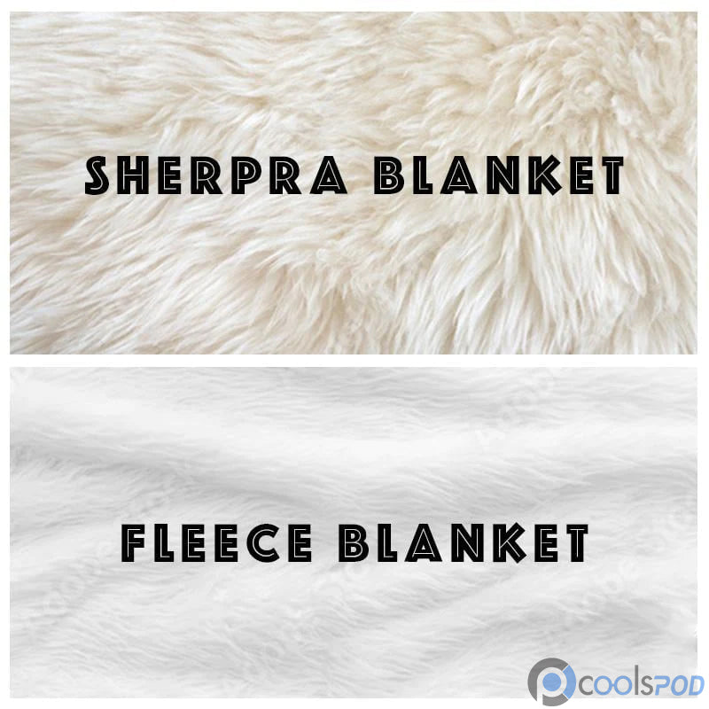 Sheep Breed Pattern Blanket/ Gift For Baby Throw Fleece Sherpa Blanket/ Baby Sheep Soft Cozy Blanket/ Baby Gift