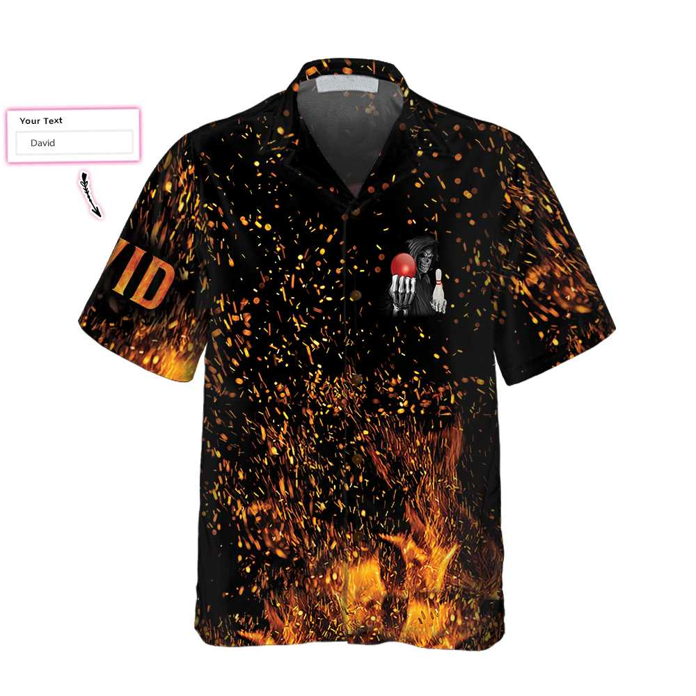 Bowling Beast Custom Hawaiian Shirt/ Personalized Bowling Shirt For Men & Women/ Idea Gift for Bowling Lover