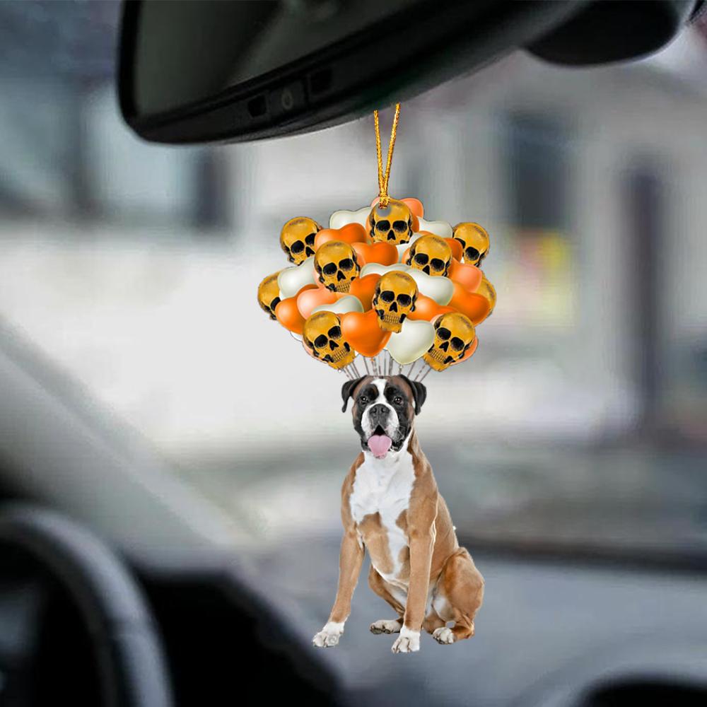 Boxer Halloween Car Ornament Dog Ornament For Halloween