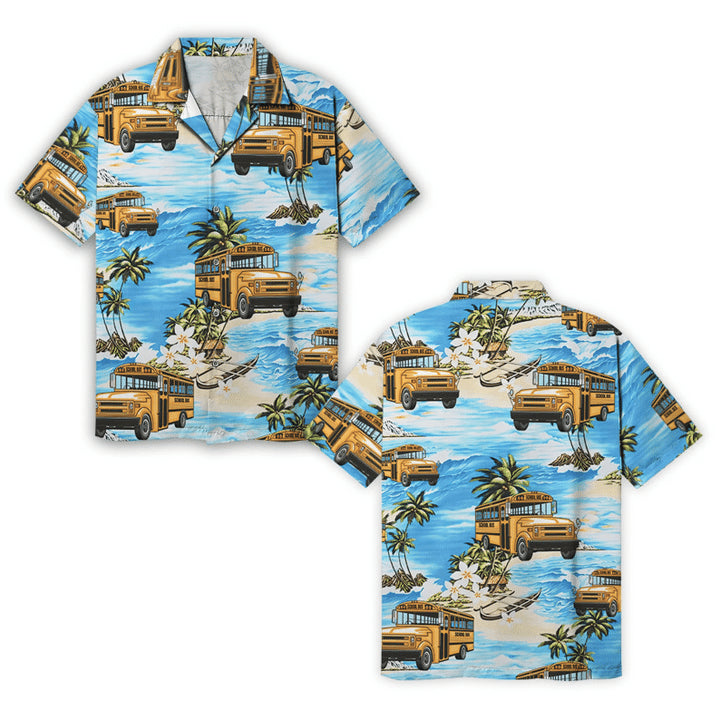Bus Driver Hawaiian Shirt For Men/ Summer Bus Driver Lover Gifts