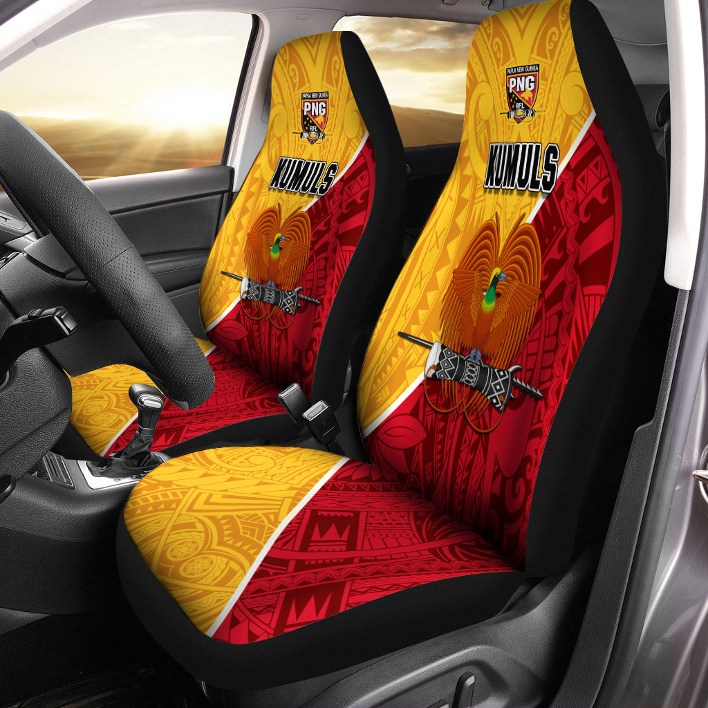 The Kumuls PNG Car Seat Covers Papua New Guinea Polynesian Dynamic Style
