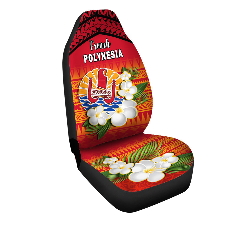French Polynesia Car Seat Covers Happy Internal Autonomy Day Special Version