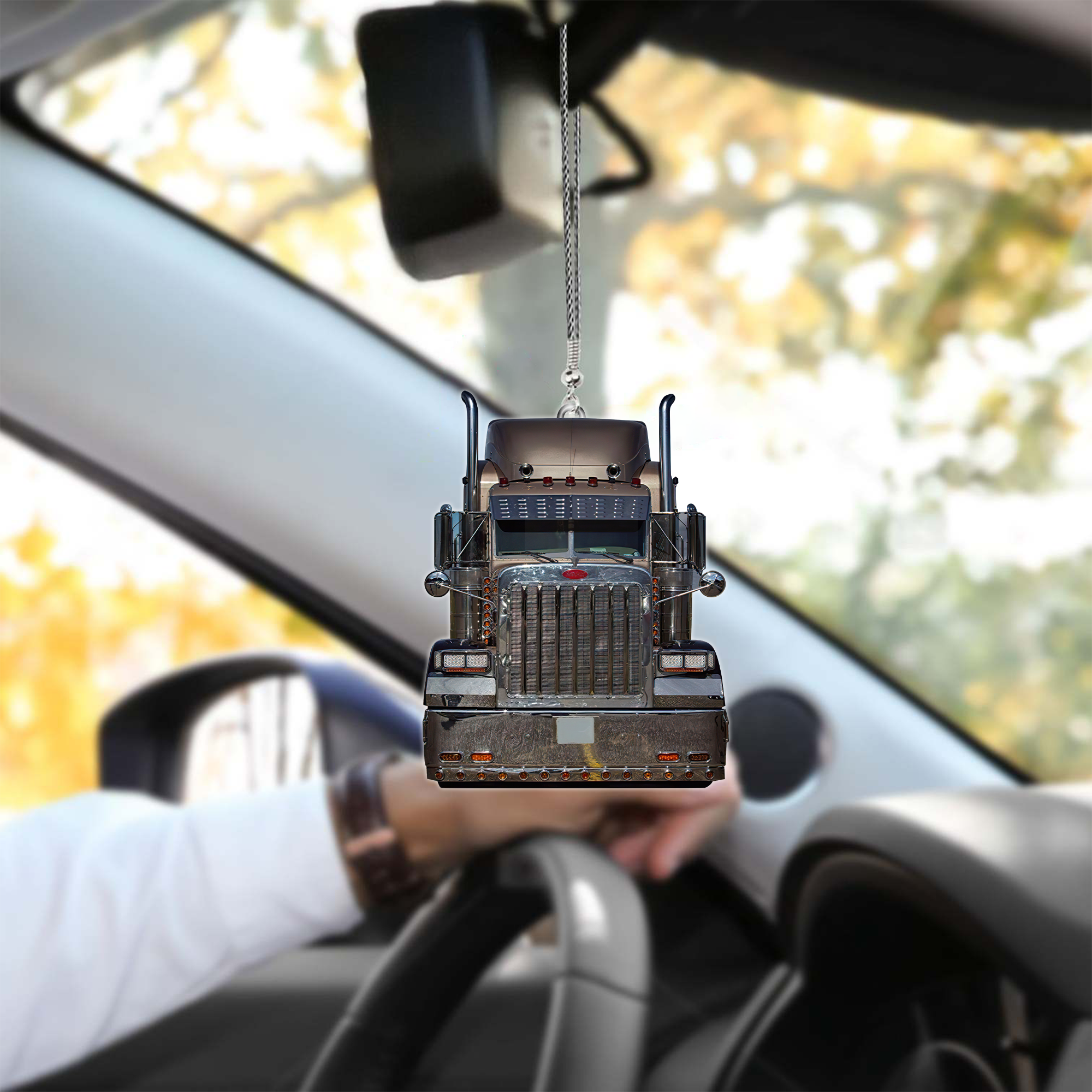 Coolspod Brown Truck Car Hanging Ornament