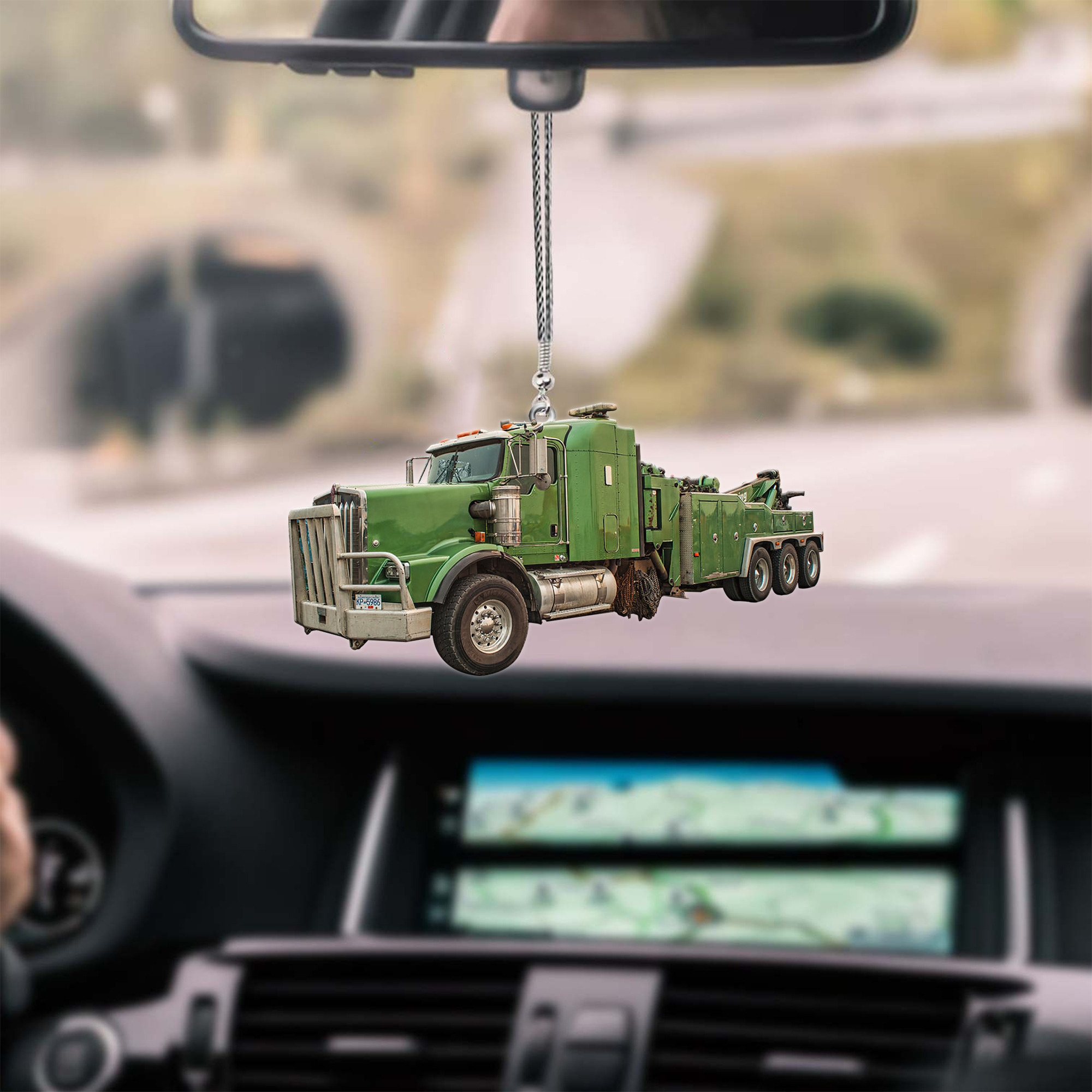 Coolspod Green Truck Car Hanging Ornament