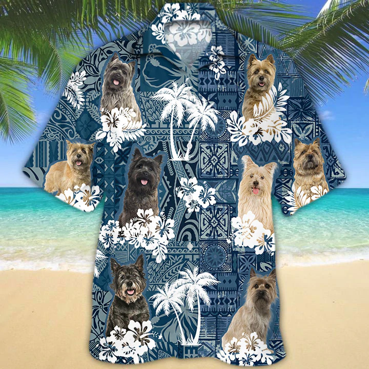 Cairn Terrier Hawaiian Shirt