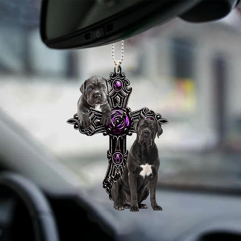 Cane Corso Pray For God Car Hanging Ornament Dog Pray For God Ornament Coolspod