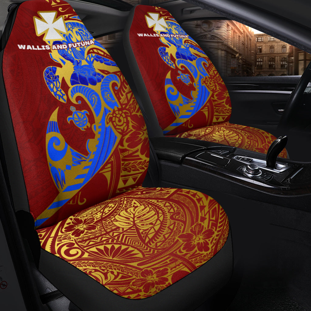 Wallis And Futuna Car Seat Covers Polynesian Royal Style