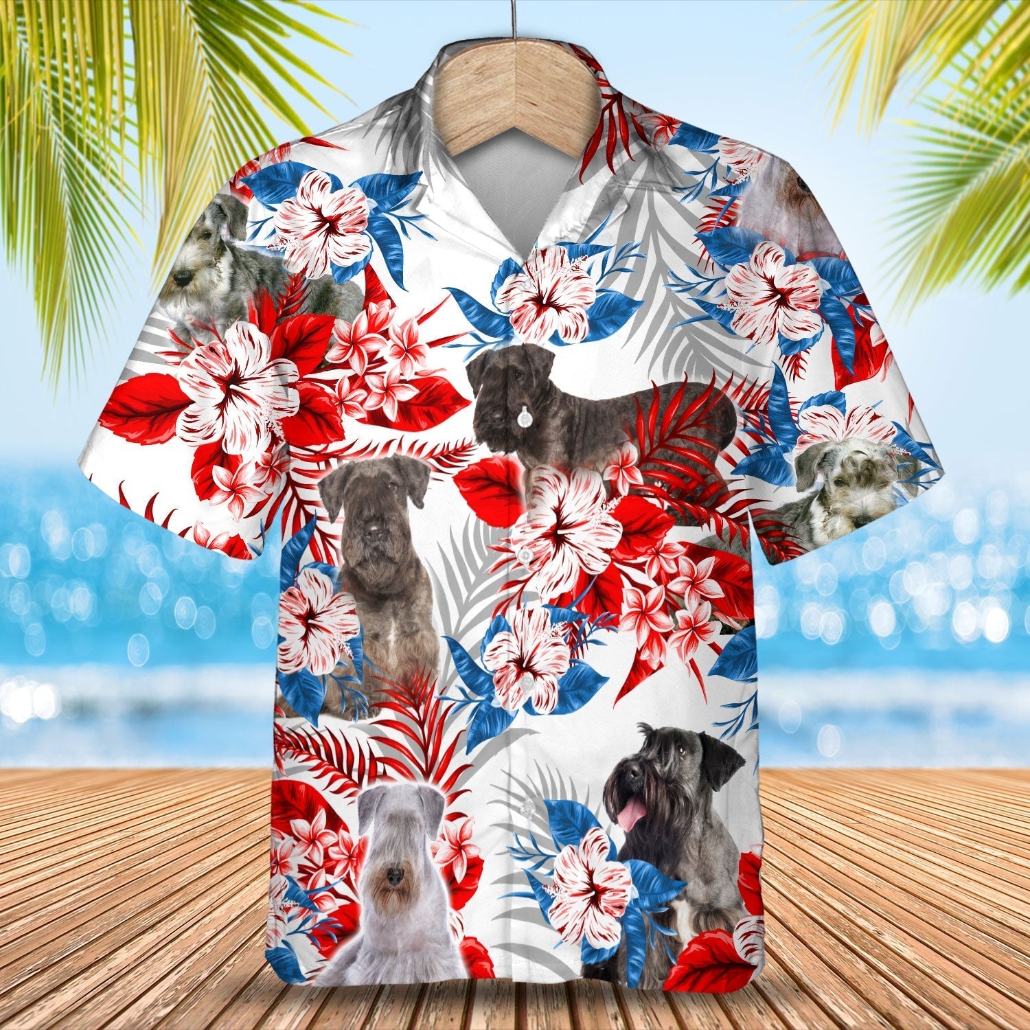 Cesky Terrier Hawaiian Shirt -  Gift for Summer/ Summer aloha shirt/ Hawaiian shirt for Men and women
