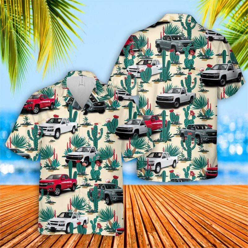 Chevrolet Colorado Hawaiian Shirt/ Car hawaii shirt/ Summer hawaiian shirt