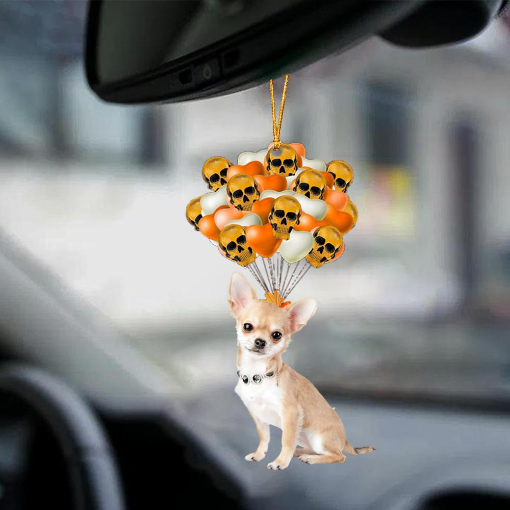 Chihuahua 2 Halloween Car Ornament Dog Ornament For Halloween