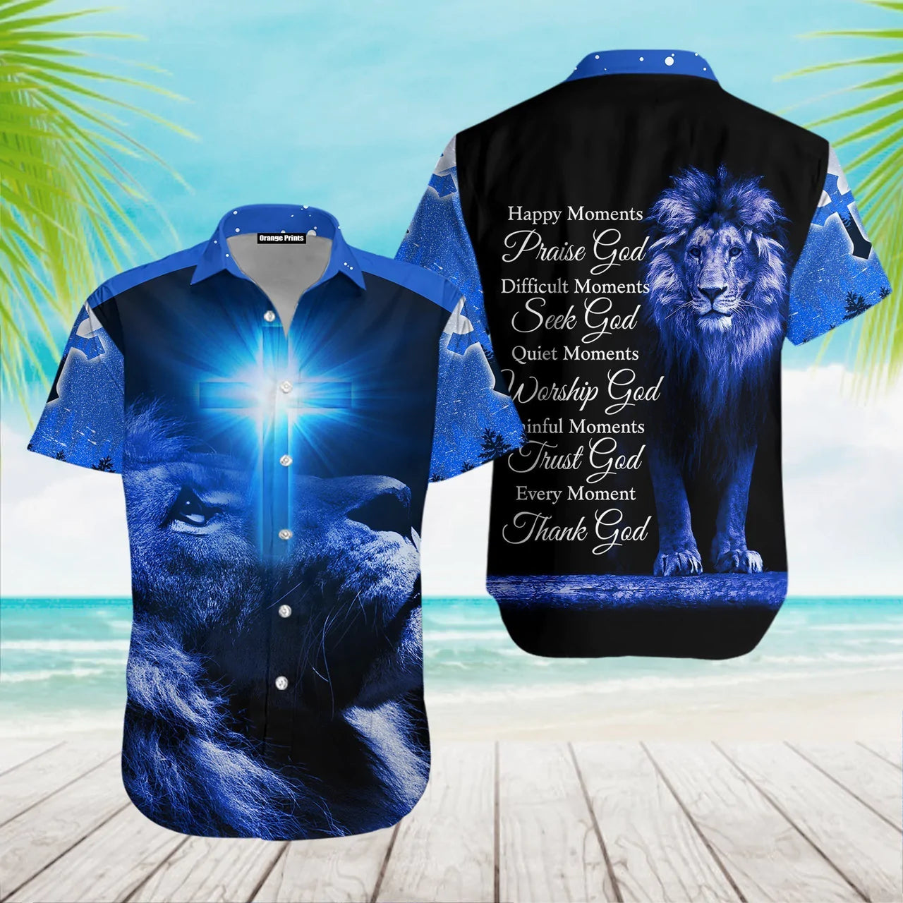 Christian Jesus Aloha Hawaiian Shirts For Men & For Women