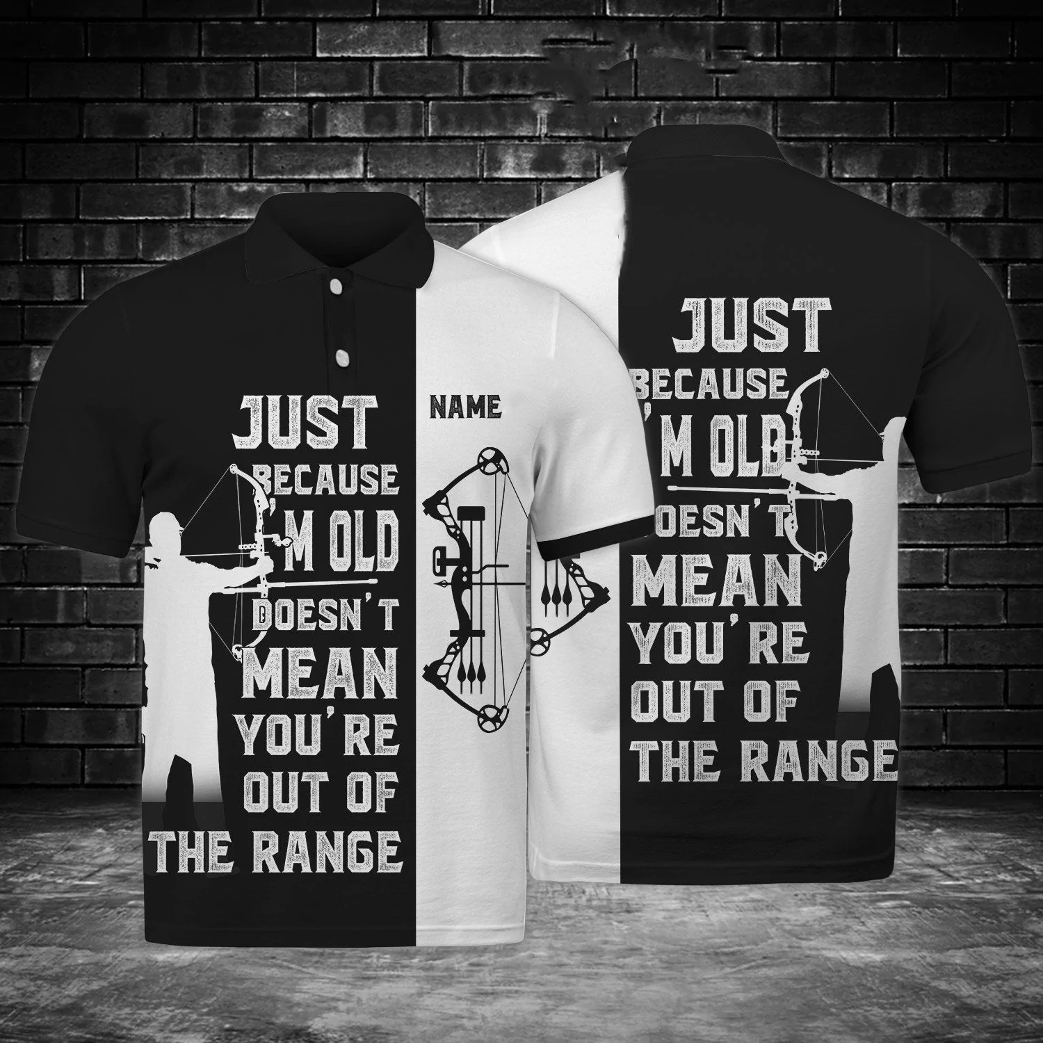 Customized 3d All Over Printed Archery Polo Shirt For Men Women/ Archery Gift/ Archery Shirt Uniform Team