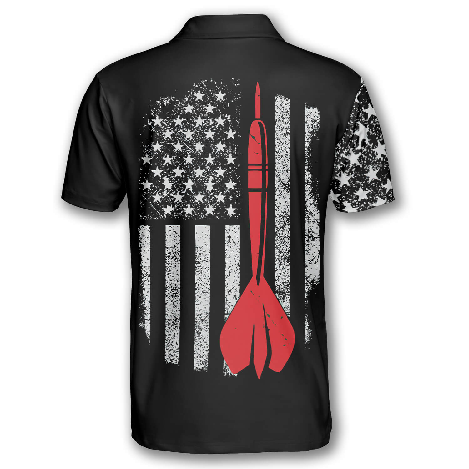3D All Over Print Darts American Flag Skull Custom Darts Shirts for Men