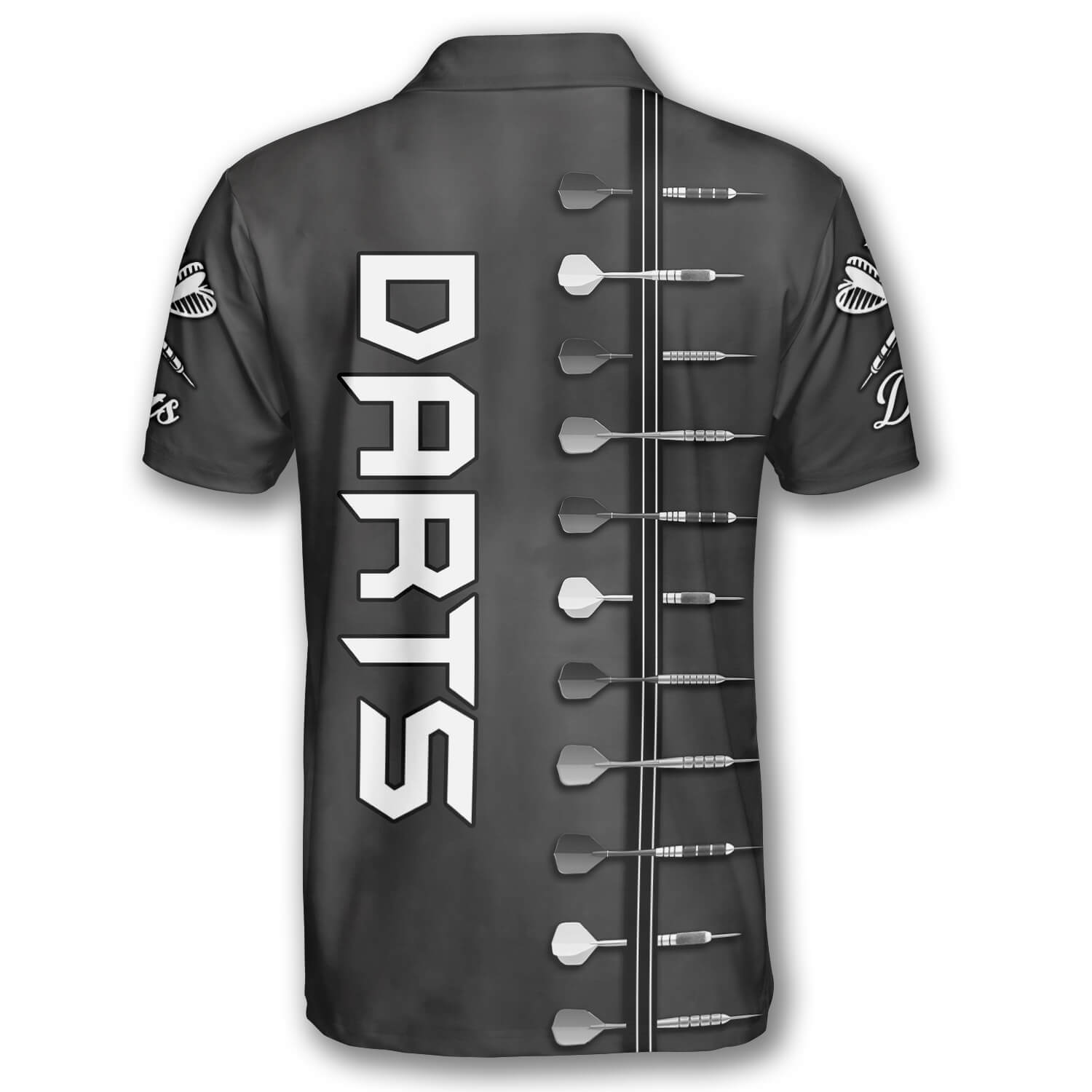 Darts Personalized 3D Black Custom Darts Shirts for Men/ Best Shirt for Dart Player