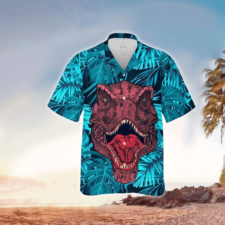 Dinosaurs Hawaiian Shirt For Men/ Dinosaurs Lover Gifts