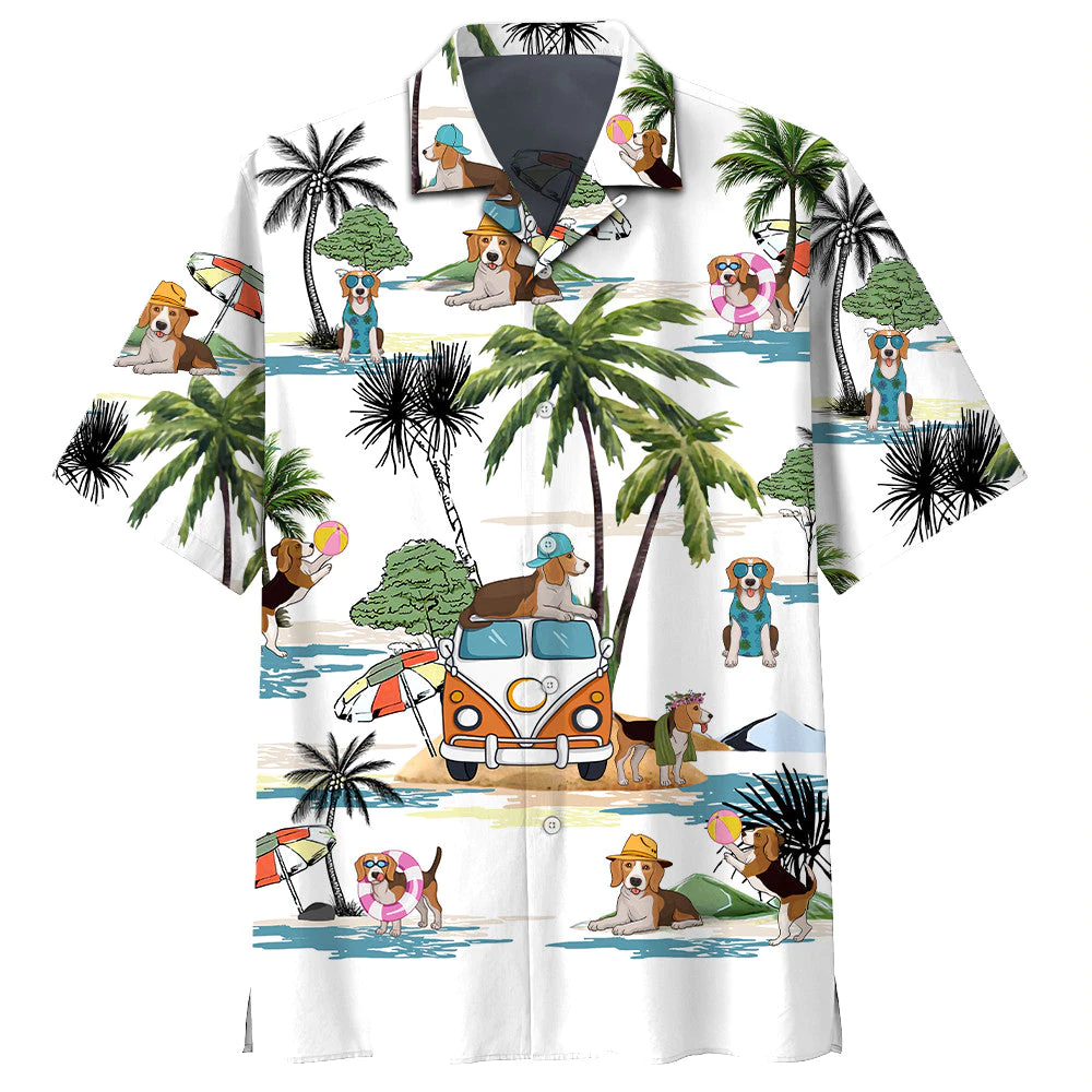 Corgi Hawaiian Shirt/ Dog hawaiian shirt/ Gift for dog lovers