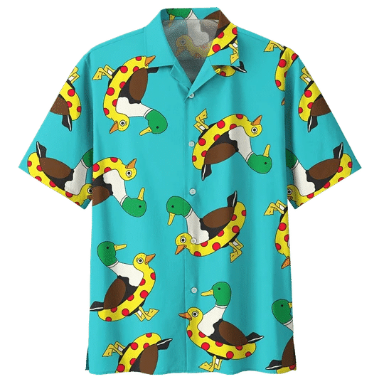 Dramatic Duck Background Hawaiian Shirt
