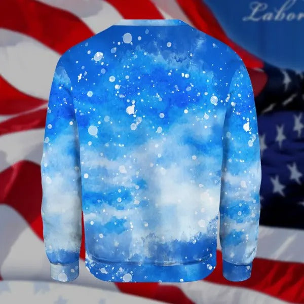 Independence Day American Flag Bleach 3D All Over Printed T Shirt Hoodie