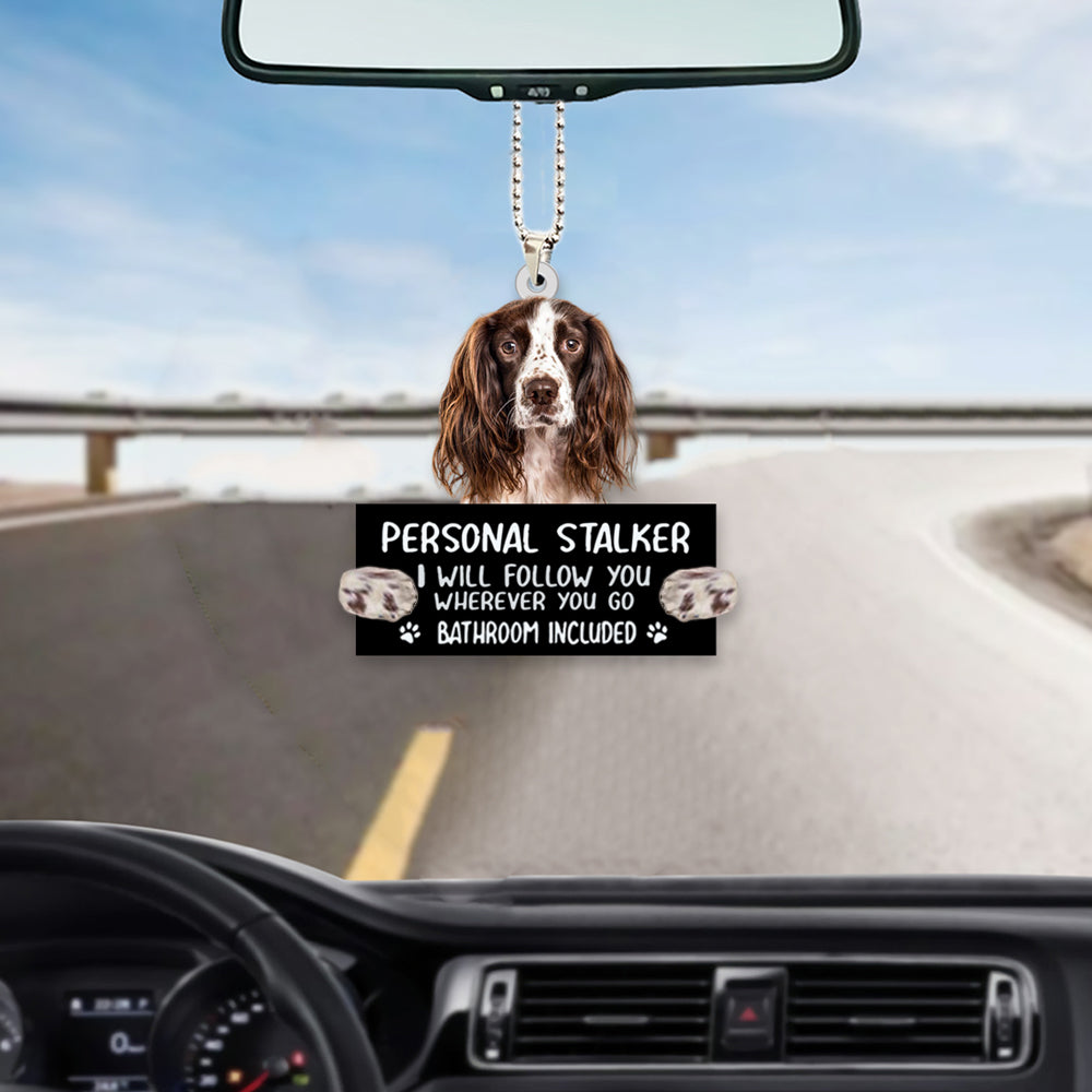 English Springer Spaniel Personal Stalker Car Hanging Ornament Coolspod