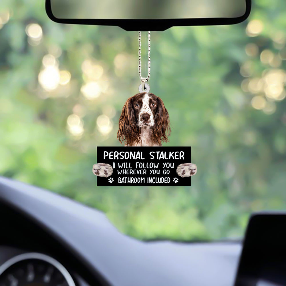 English Springer Spaniel Personal Stalker Car Hanging Ornament Coolspod