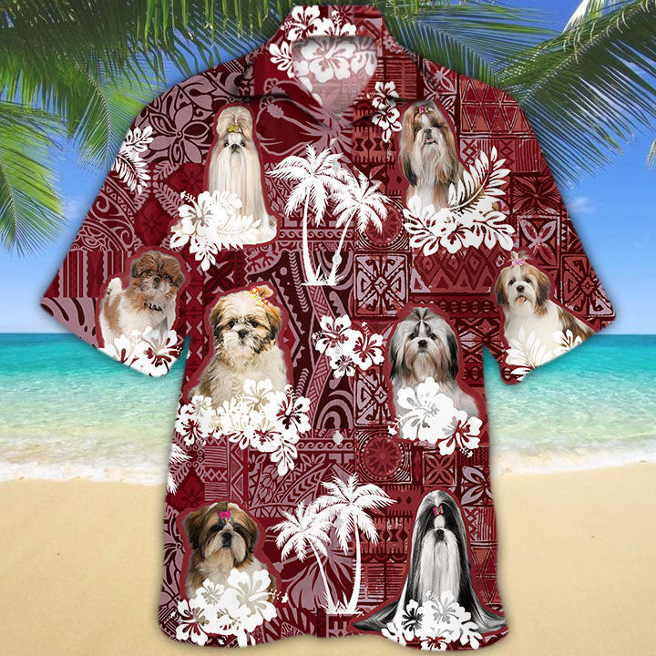 Shih Tzu Hawaiian Shirt/ Best Gift For Dog Lovers