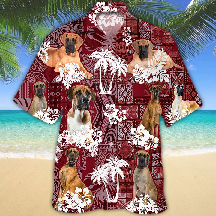 Great Dane 3 Hawaiian Shirt/ Hawaiian Shirt For Dog Lovers