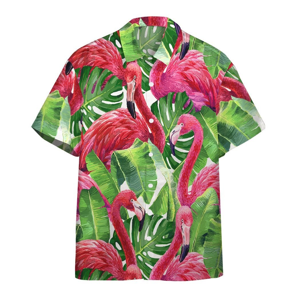 Flamingo Hawaiian Shirts/ Flamingo Aloha Shirt For Men women/ Funny Flamingo Shirt