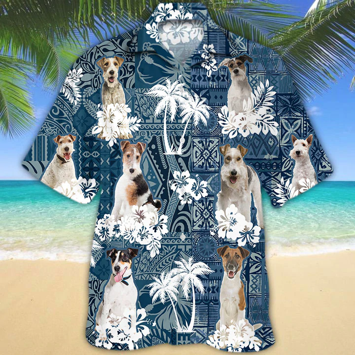 Fox Terrier Hawaiian Shirt