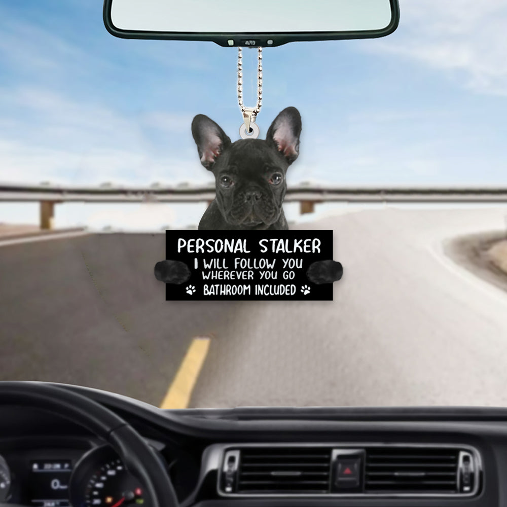 French Bulldog Personal Stalker Car Hanging Ornament Coolspod