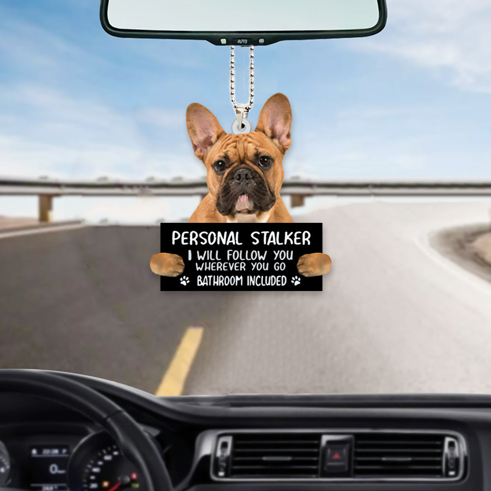 French Bulldog Personal Stalker Car Hanging Ornament