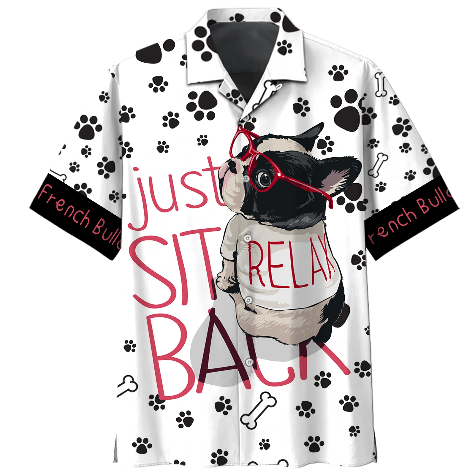 French Bulldog Hawaiian Shirt For Men/ Women/ Summer Gift for Dog lovers