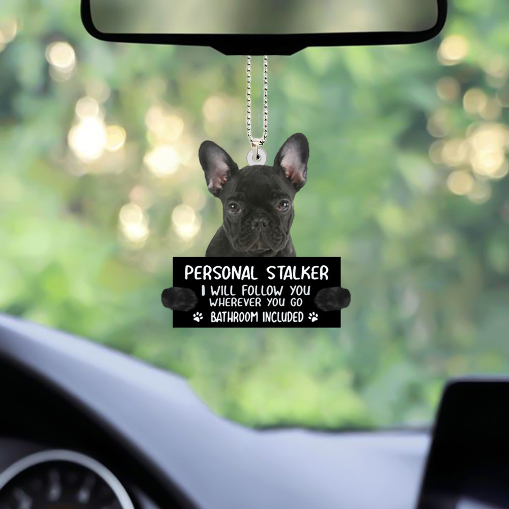 French Bulldog Personal Stalker Car Hanging Ornament Coolspod