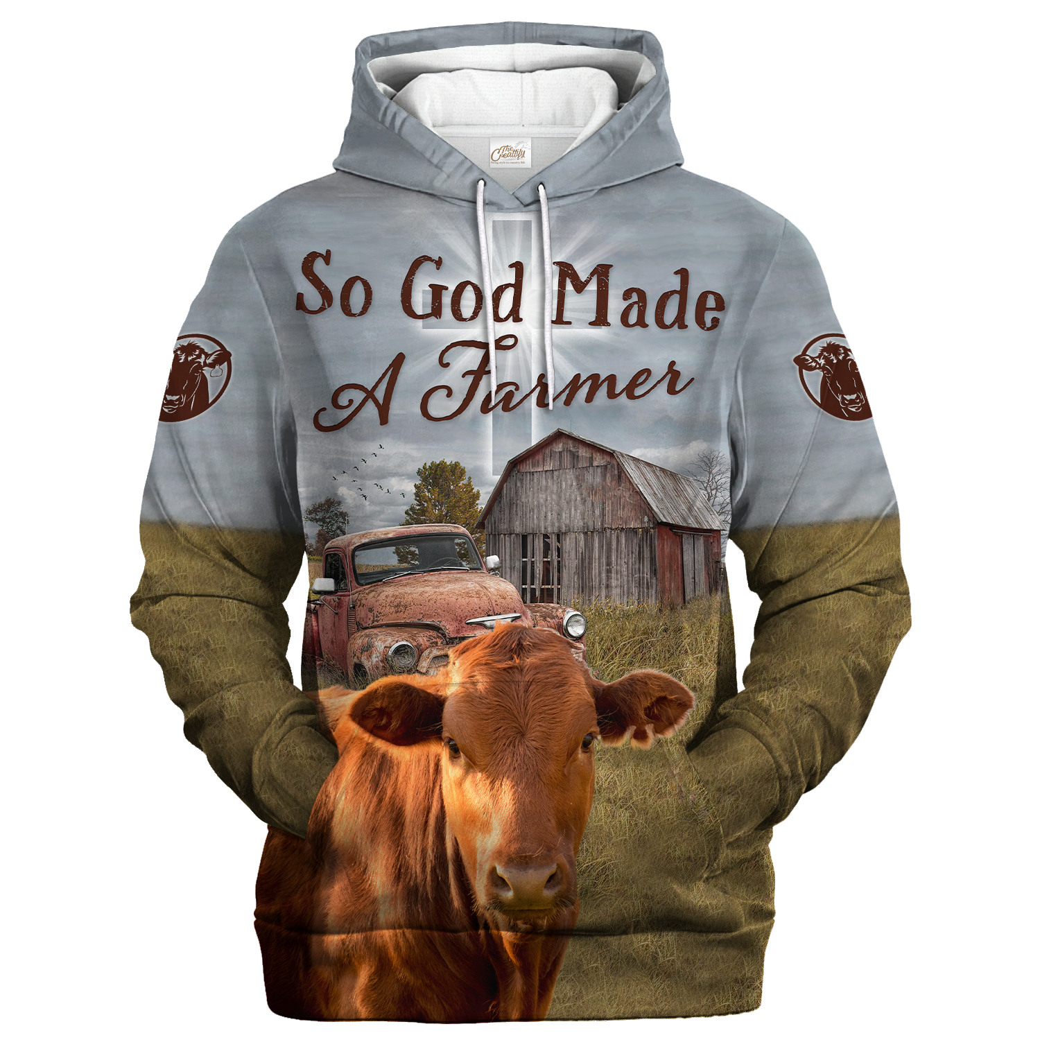 3D All Over Print Beefmaster Hoodie Men Women/ So God Made A Farmer Hoodie