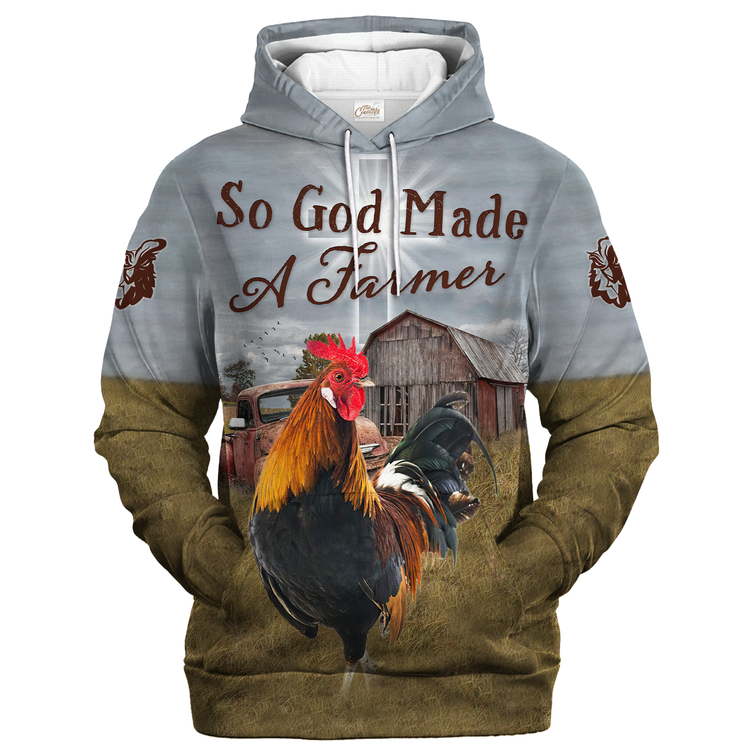 Rooster Hoodie For Son/ Rooster Hoodie/ Chicken Hoodie For Daughter