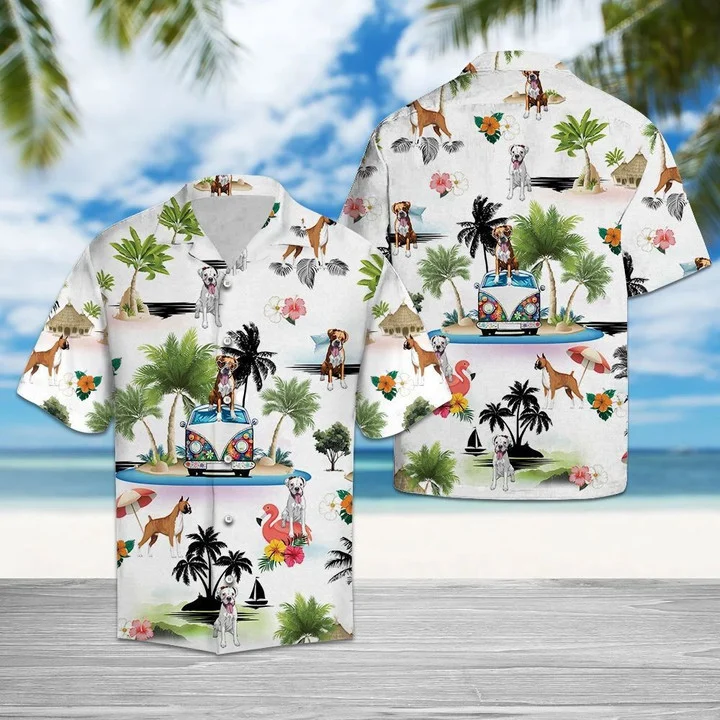 Funny Gift For Boxer Lovers Holiday Vacation Hawaiian Shirt