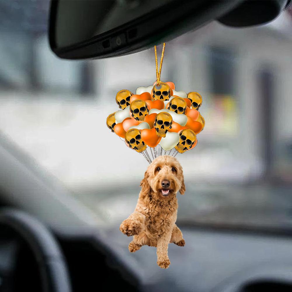 Goldendoodle Halloween Car Ornament Dog Ornament For Halloween